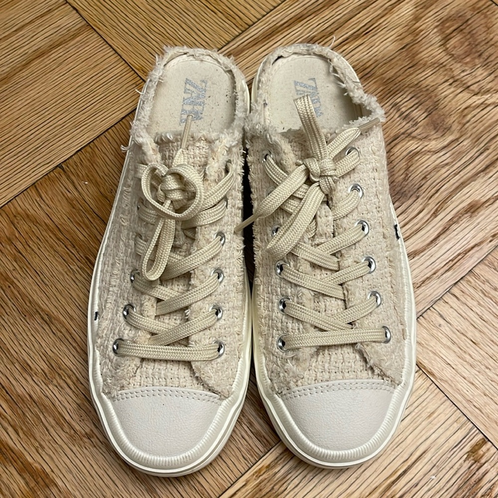 New Zara slip on sneakers